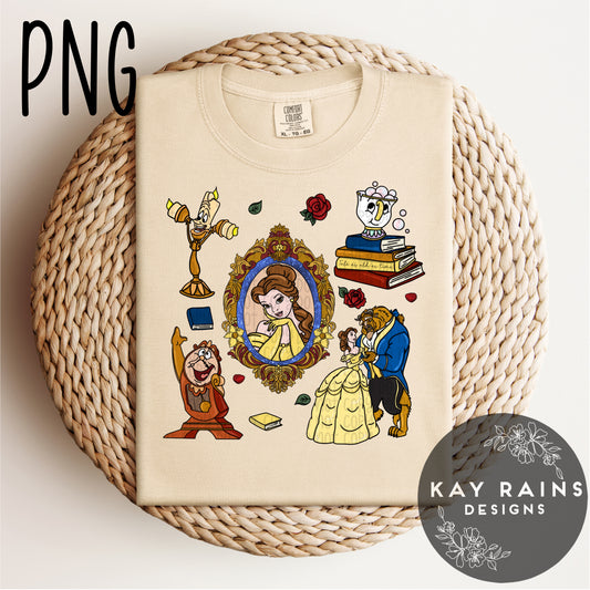 Book Princess PNG