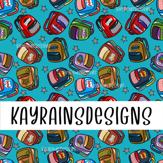 Superhero Backpacks - blue