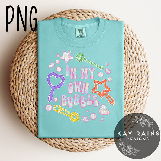 In My Own Bubble PNG