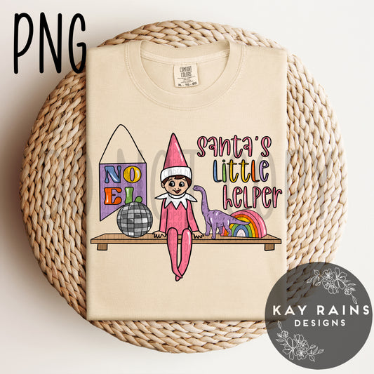 Girls Shelf Elf PNG