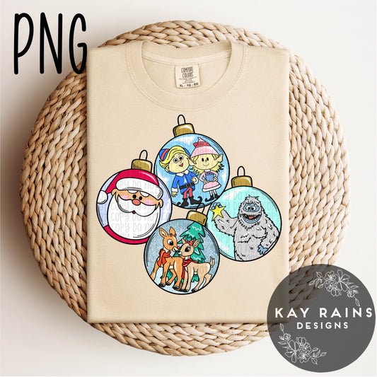 Reindeer Ornaments PNG