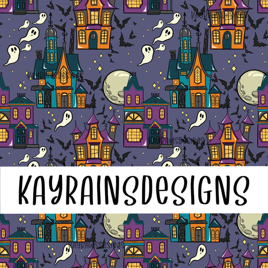 Haunted House - Purple