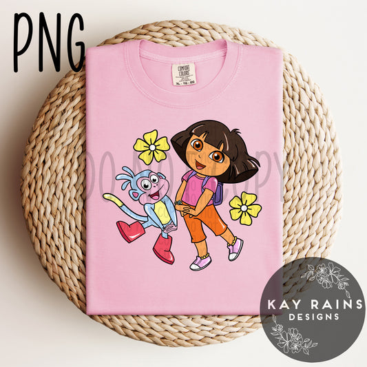 Dora & Boots PNG