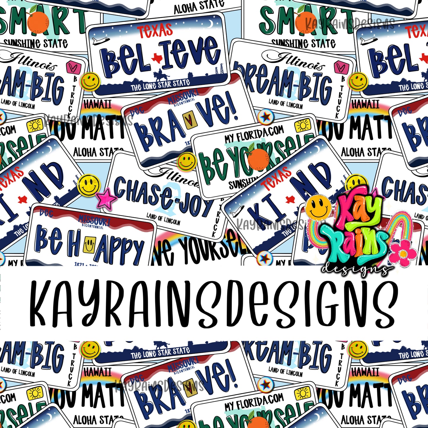 Encouragement plates - LIMITED