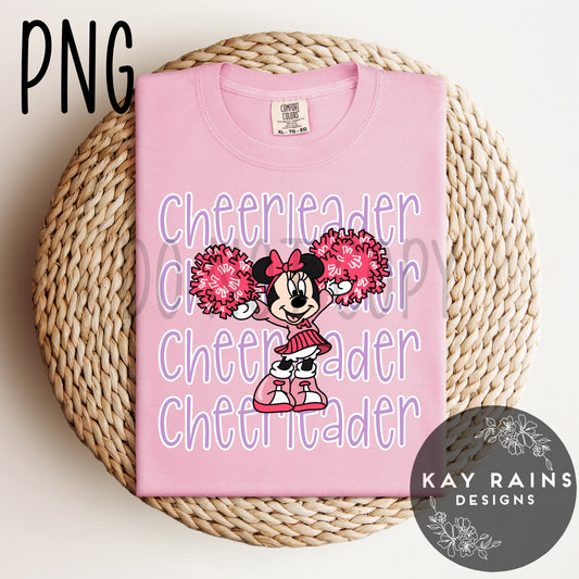 Mouse Cheerleader PNG