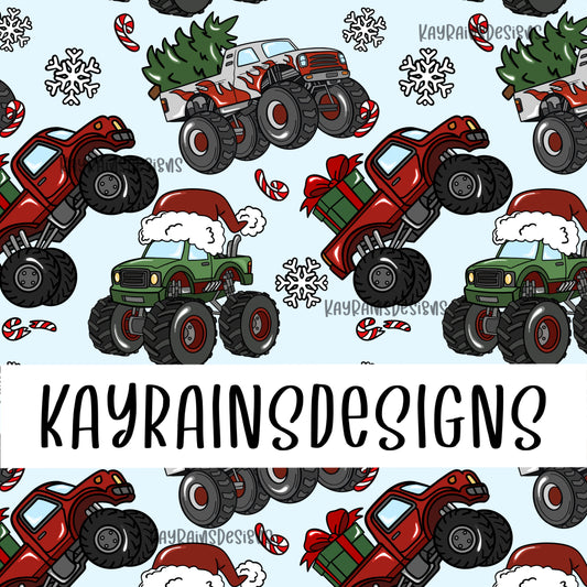 Christmas Monster Trucks