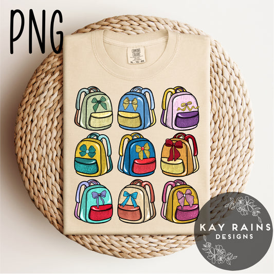 Princess Backpack PNG