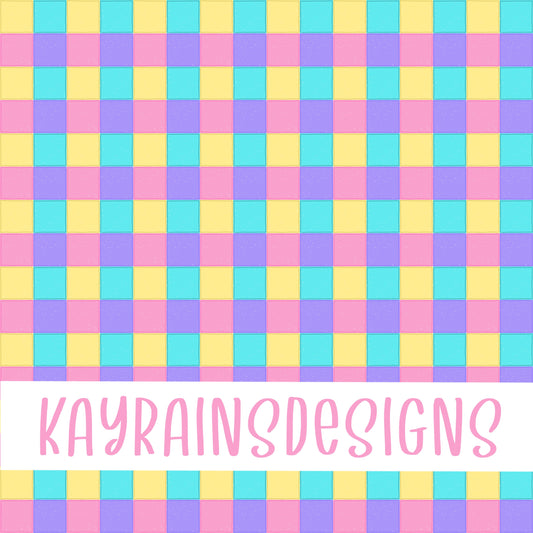 Easter Plaid - Seamless