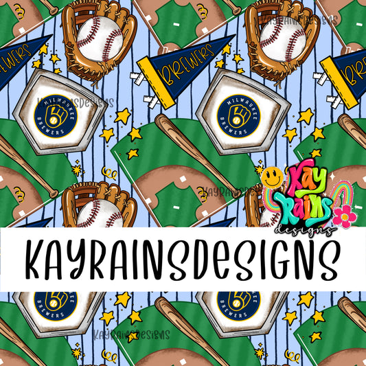 Brewers Home Run Seamless