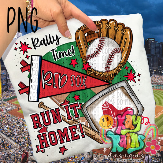 Red Sox Run It Home PNG