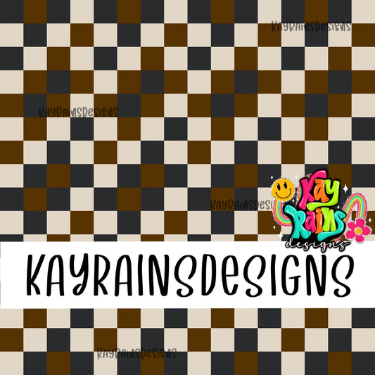 Brown Checked Coord