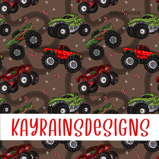 Christmas Monster Trucks