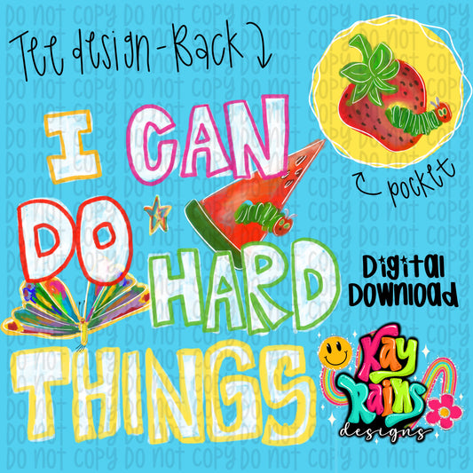 I can do hard things PNG