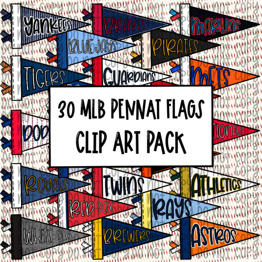 MLB Flag ClipArt