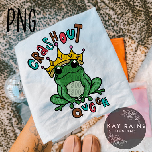 Crash Out Queen PNG