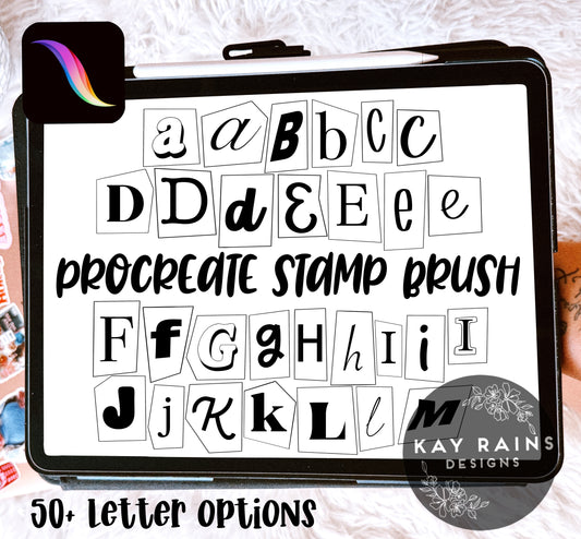 Ransom Letters Stamp Brush
