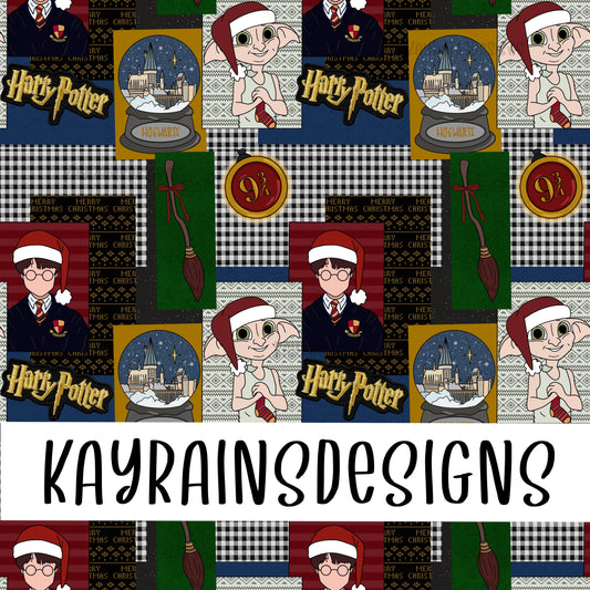 Wizard Christmas Seamless