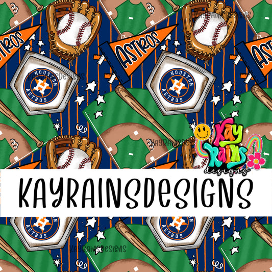 Astros Home Run Seamless
