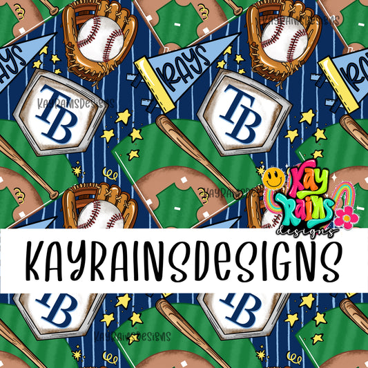 Rays Home Run Seamless