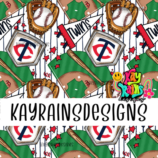 Twins Home Run Seamless
