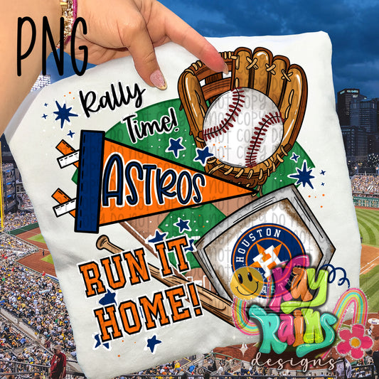 Astros Run It Home PNG