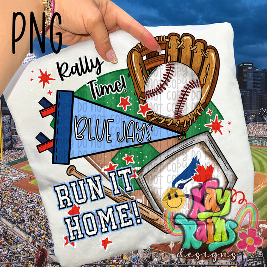 Blue Jays Run It Home PNG