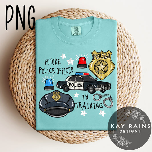 Future Police Officer PNG