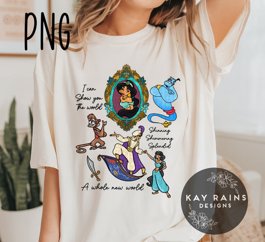 Magic Carpet Princess PNG