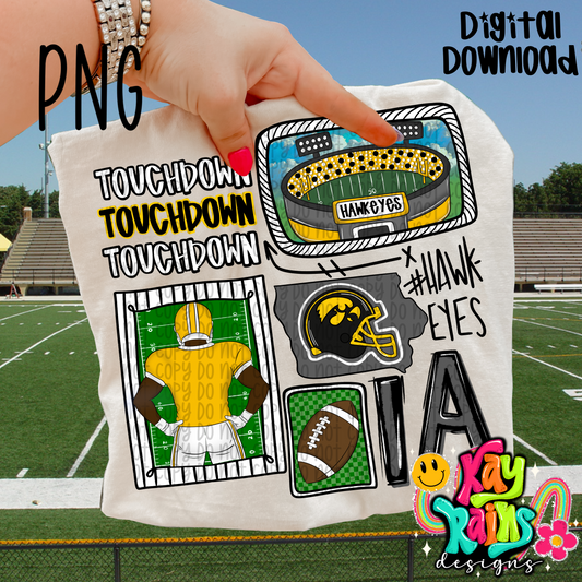 Iowa Hawkeyes PNG