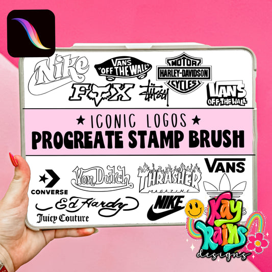 Iconic Logos Stamp Brush