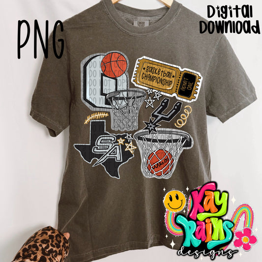 Spurs Basketball PNG