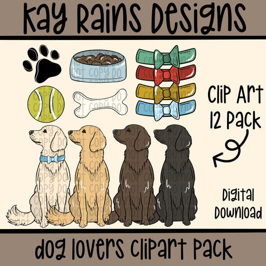 Dog Lovers ClipArt Bundle