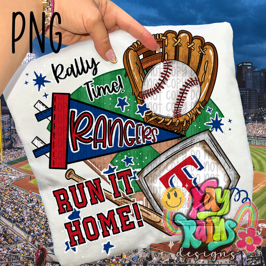 Rangers Run It Home PNG