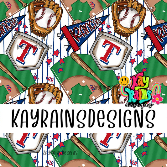 Rangers Home Run Seamless