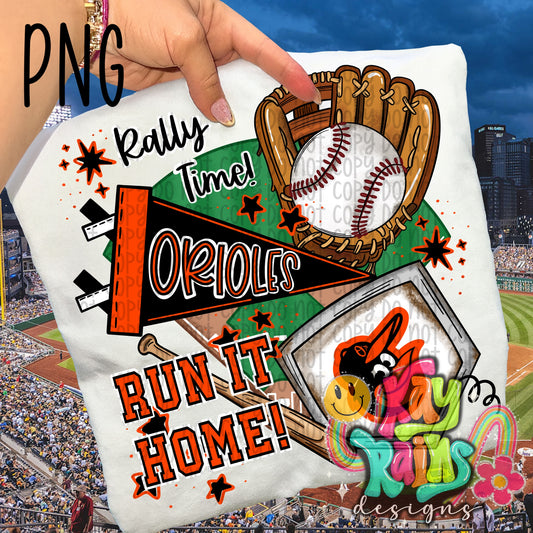 Orioles Run It Home PNG