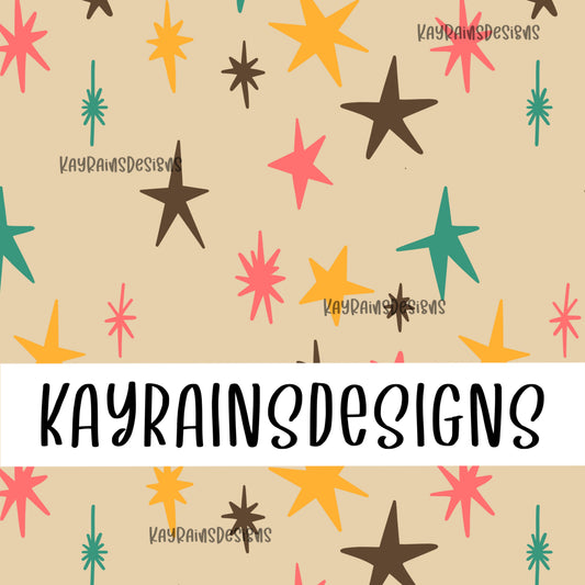 Whimsy Brown Stars