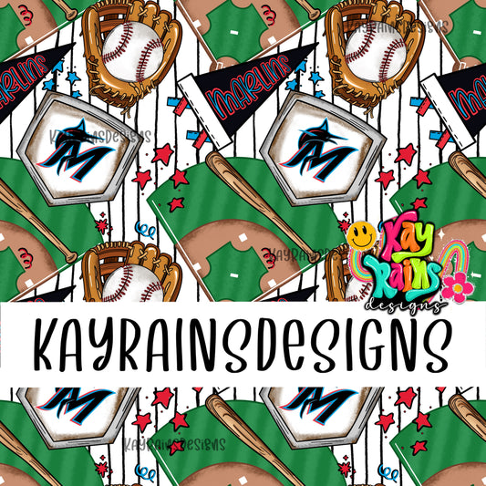 Marlins Home Run Seamless