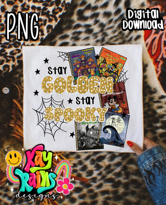 Golden Halloween PNG