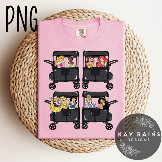 Princess Wagon PNG