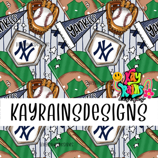 Yankees Home Run Seamless