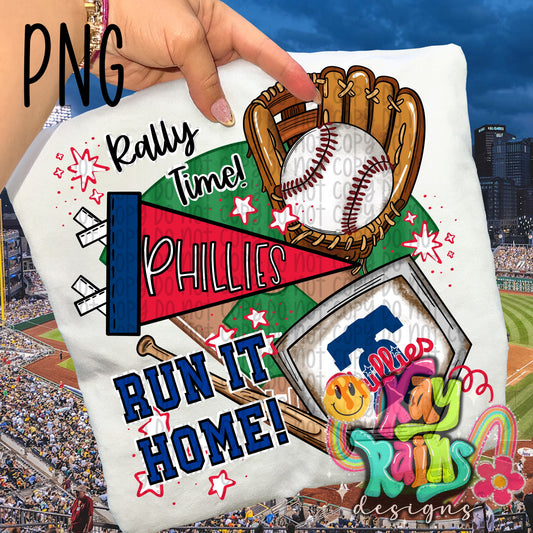 Phillies Run It Home PNG
