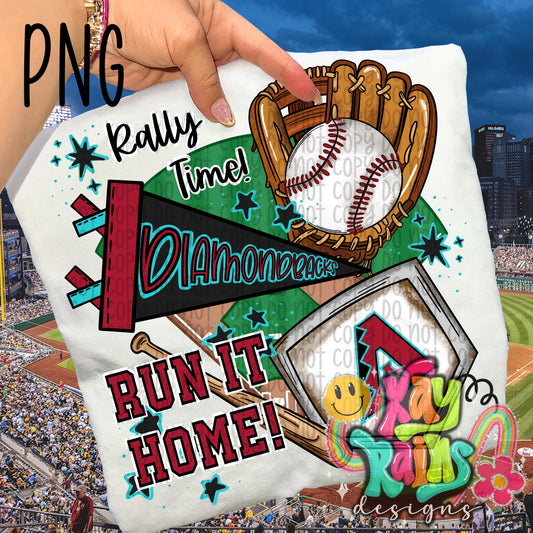 Diamondbacks Run It Home PNG