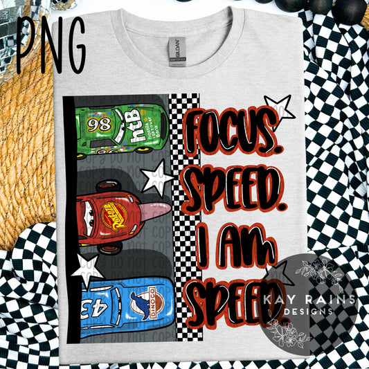 I am Speed PNG