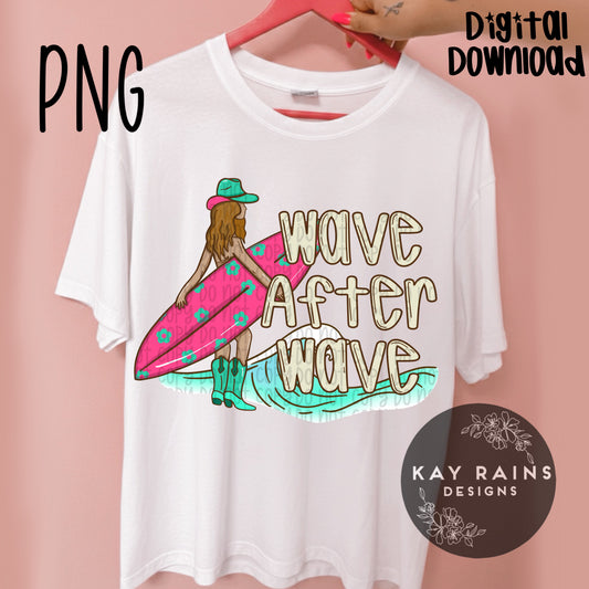 Wave after wave PNG