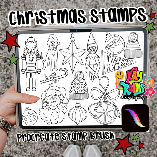 Christmas Stamp Brush