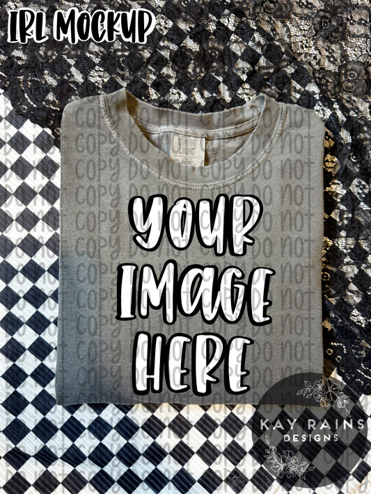 Checkered Mockup
